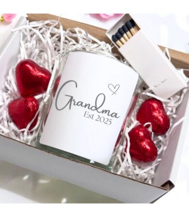 Grandma Est. 2025 Candle Gift Set |