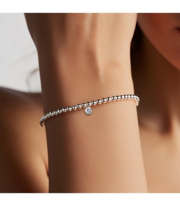 18th Birthday Cubic Zirconia Silver Bracelet & Gold Balloons Mini Gift Hamper | Eightenth Gift | Girls 18th Birthday Gift Set UK