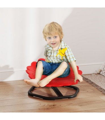 AIYAPLAY Sensory Spinning Chair, Kids Swivel Chair, Red