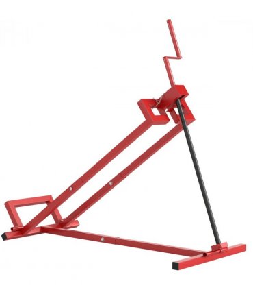 HOMCOM Foldable Ride On Lawn Mower Lift, 400 kg Telescopic Maintenance Jack