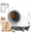 PawHut 80L Self Cleaning Cat Litter Tray with APP Control Safety Protection