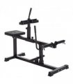 SPORTNOW Seated Adjustable Leg Extension Machine with Plate Loaded