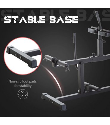 SPORTNOW Seated Adjustable Leg Extension Machine with Plate Loaded