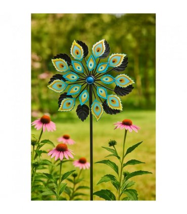 Peacock Wind Spinner