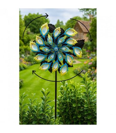 Peacock Wind Spinner