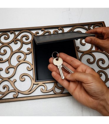 Hidden Key Doormat
