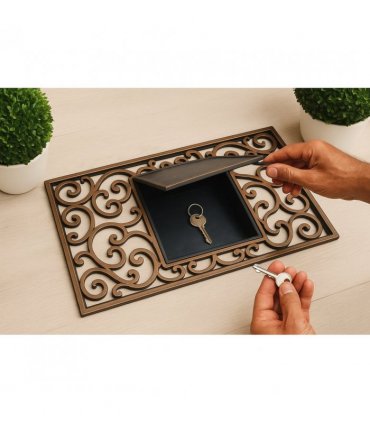 Hidden Key Doormat