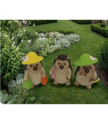 Set of 3 Hedgehog Ladies