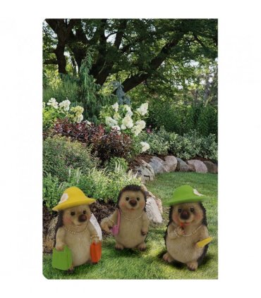 Set of 3 Hedgehog Ladies