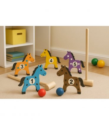 All Wood Pony Croquet