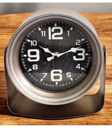 Elegant Silent Sweep Mantel Clock – Quiet Tabletop Timepiece with Modern Functionality, Timeless Classic Design for Living Room, Office & Bedroom for Peaceful Spaces (20CM Black Clock)