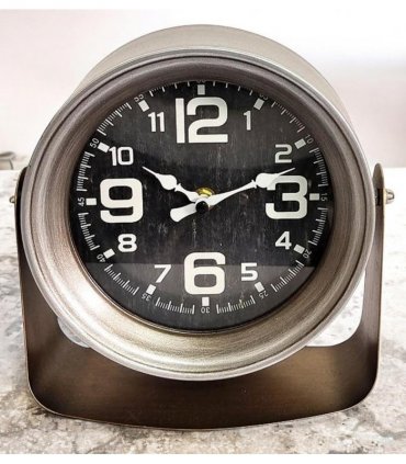 Elegant Silent Sweep Mantel Clock – Quiet Tabletop Timepiece with Modern Functionality, Timeless Classic Design for Living Room, Office & Bedroom for Peaceful Spaces (20CM Black Clock)