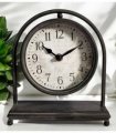 Elegant Silent Sweep Mantel Clock – Quiet Tabletop Timepiece with Modern Functionality, Timeless Classic Design for Living Room, Office & Bedroom for Peaceful Spaces (20CM Black Mantel Clock)