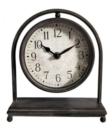 Elegant Silent Sweep Mantel Clock – Quiet Tabletop Timepiece with Modern Functionality, Timeless Classic Design for Living Room, Office & Bedroom for Peaceful Spaces (20CM Black Mantel Clock)