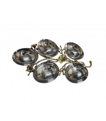33CM BRASS FRUIT BOWLS