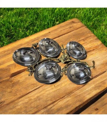 33CM BRASS FRUIT BOWLS