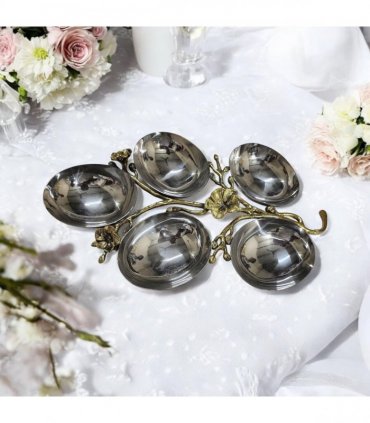 33CM BRASS FRUIT BOWLS