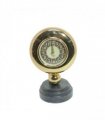 Gold Black Mantel Clock – Elegant Silent Sweep Tabletop Timepiece with Easy-to-Read Dial, Stylish Design, and Durable Build for Living Room, Bedroom, Office, or Home Décor (30CM Mantel Clock)