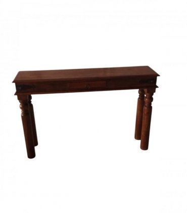 AcaciaHome Durable and Elegant 120CM Wooden Console Table - Spacious Storage and Timeless Design Home Décor with Classic Charm Table for Living Room, Hallway, and Entryway