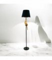 AcaciaHome Modern Parrot Bird Floor Lamp – Elegant 164cm Resin Base with Black Drum Shade, Stylish Decorative Lighting, Creates Cozy Ambient Glow for Bedroom, Hallway, Living Room, or Dining Room