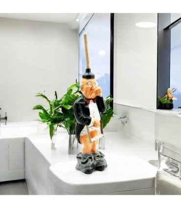 76cm OLD MAN TOILET ROLL HOLDER