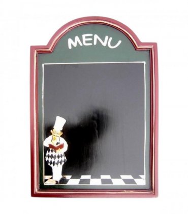 Stylish and Durable Wall-Mounted Chef Chalk Board Memo Menu - Sleek Design & Functional Wooden Frame Blackboard for Kitchen, Bistro & Restaurant Memo Menu Board (60cm x 40cm - Square Green Design)