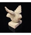 Bird on a Base Garden Ornament Resin Bird Sculpture Figurine Stone Look 13cm