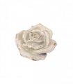 Flower on a Base Garden Ornament Resin Art Sculpture Figurine Stone Look 18cm