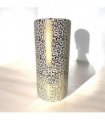 Classic Ceramic Round 18” Tall Umbrella Stand – Multi-Functional Holder or Decorative Vase, with Durable Glazed Finish for Home, Office, or Entryway (Gold Leopard Design)