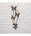 Elegant & Sophisticated Gold Butterfly Wall-Mounted Candle Holder – Luxurious Metal Art Deco Sconce with Intricate Wings Design for Home, Living Room, or Bedroom Wall Décor & Gift (50CM)