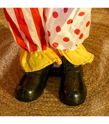 Outsunny Sound Activated Stackable Halloween Animatronics Clowns