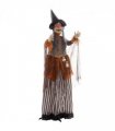 HOMCOM Outdoor Halloween Animatronic with Sound Activated, Light Up Eyes
