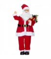 HOMCOM Life Size Animated Santa Claus with Sound Activated for Party