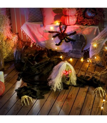 Outsunny 183 cm Life Size Scary Halloween Decorations, Battery Operated