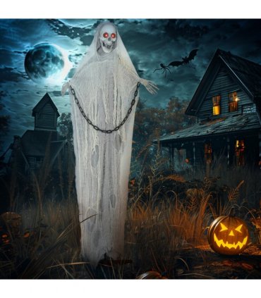 Outsunny 183 cm Life Size Scary Halloween Decorations, Battery Operated