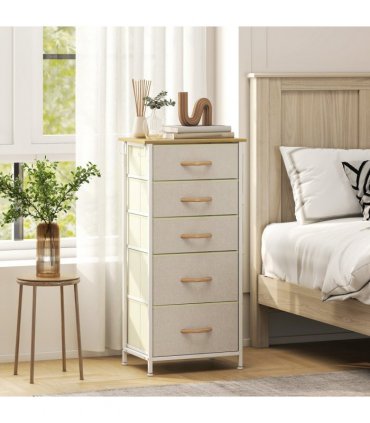 Wood Storage Chest of Drawers
