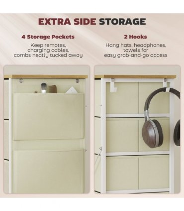 Wood Storage Chest of Drawers