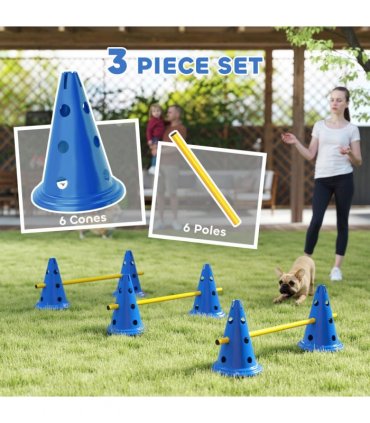 Dog Agility Equipment Set of Eight Cones