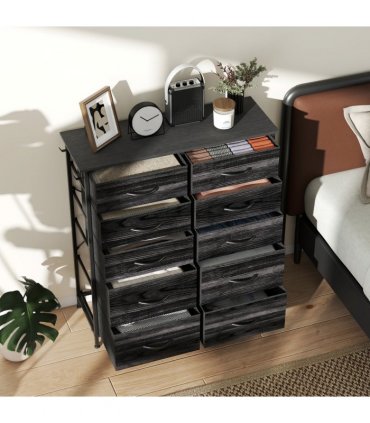 Wood Storage Chest of Drawers