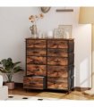 Wood Storage Chest of Drawers