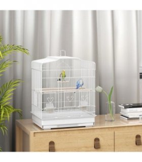 Bird Cage Starter Kit with Detachable Rolling Stand