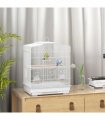 Bird Cage Starter Kit with Detachable Rolling Stand