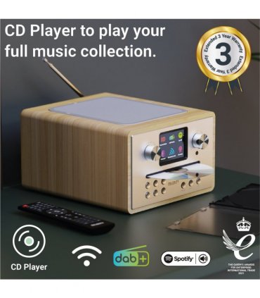 MAJORITY HOMERTON 2 MUSIC SYSTEM OAK