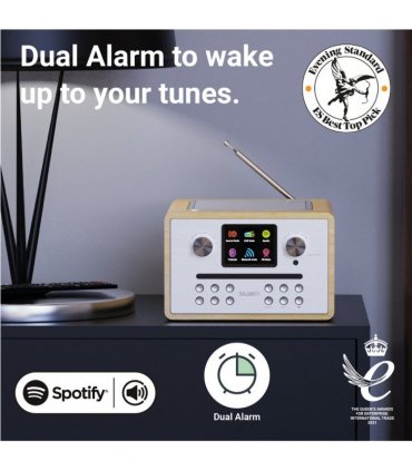 MAJORITY HOMERTON 2 MUSIC SYSTEM OAK