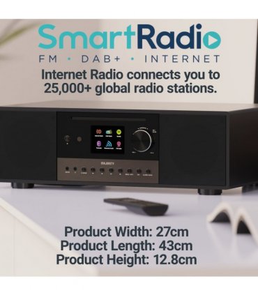 MAJORITY QUADRIGA MUSIC SYSTEM BLACK