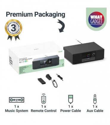 MAJORITY QUADRIGA MUSIC SYSTEM BLACK