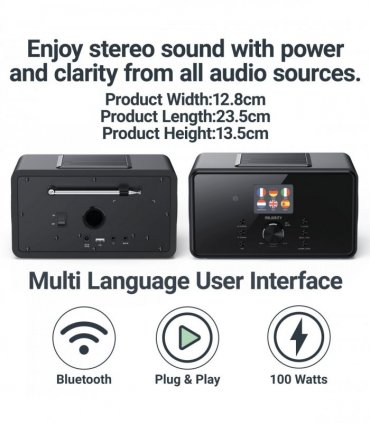 MAJORITY BARD MUSIC SYSTEM BLACK