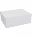 HOMCOM Floating Bedside Table, Wall-Mounted Side Table for Bedroom, White