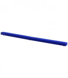 HOMCOM 2.1m Balance Beam Trainer Fold Performance Gymnastics, Blue