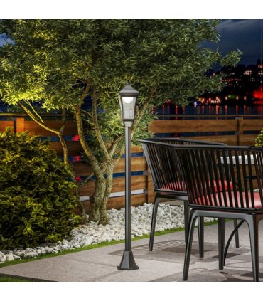 Outsunny 1.3 m LED Garden Lamp Post Light, Waterproof IP44, Cool White